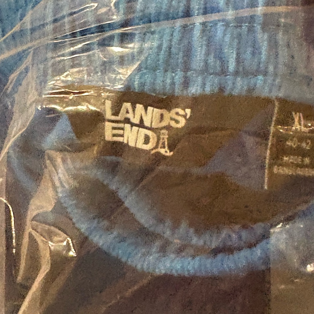 New Lands' End Blue Deck Short - Picture 5 of 6